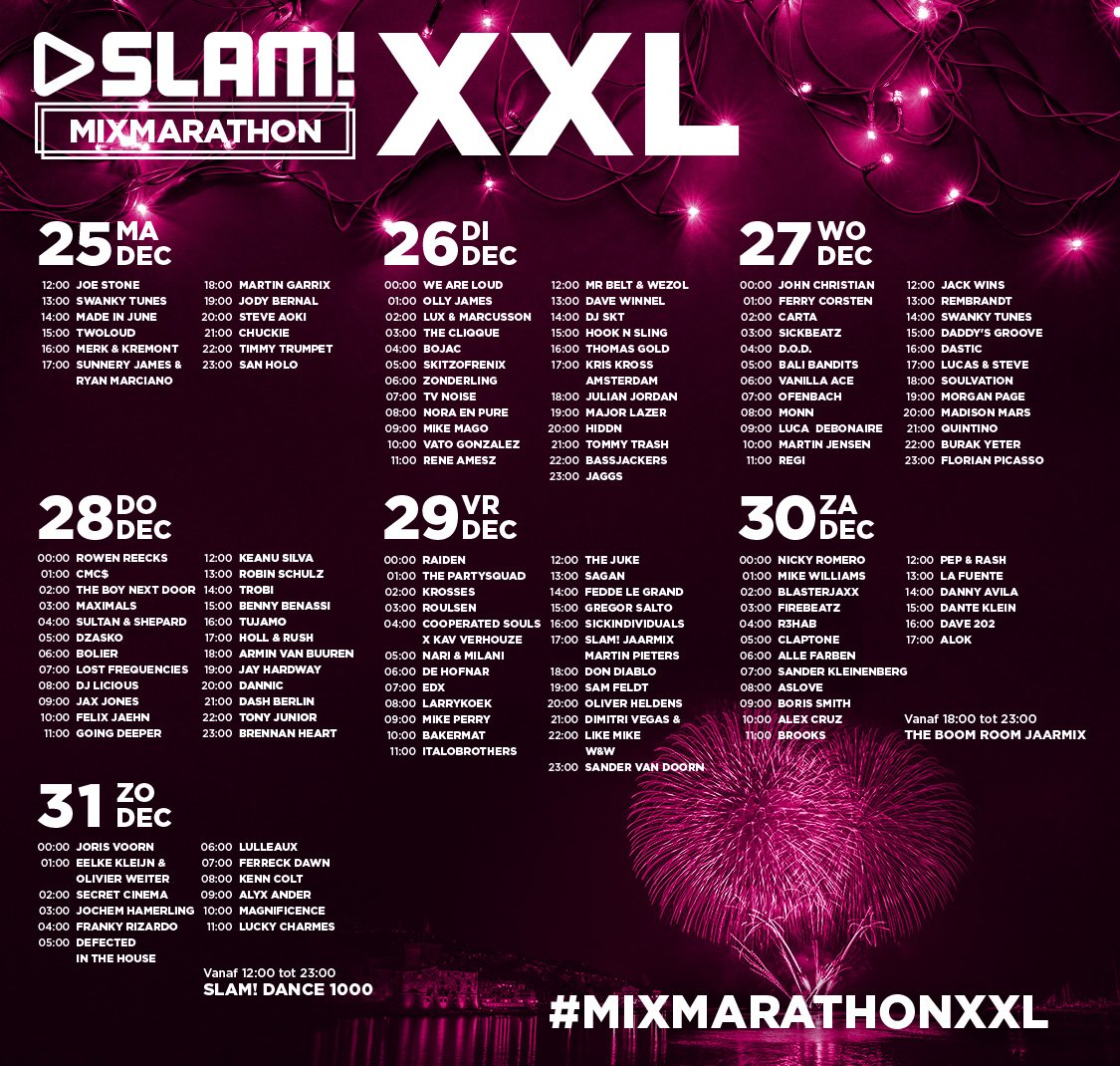 SLAM! Mix Marathon XXL