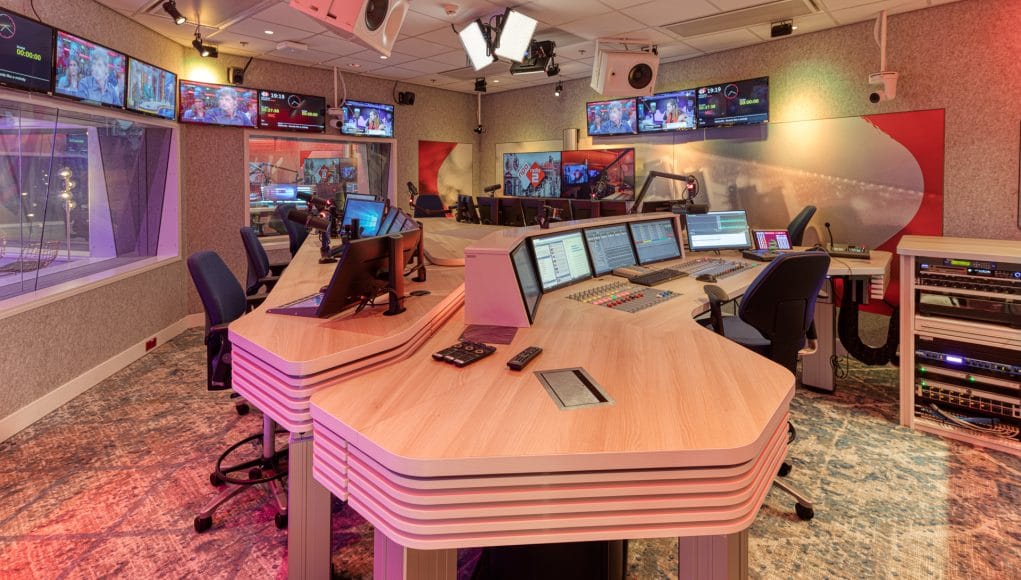 Studio Radio 2 in het Radiohuis